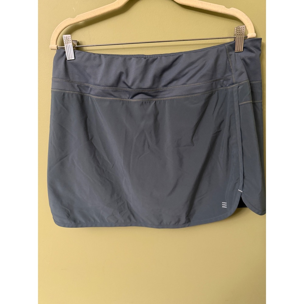 Free Fly Bamboo Skort Womens XL Gray Pickleball Hiking Golf Skirt